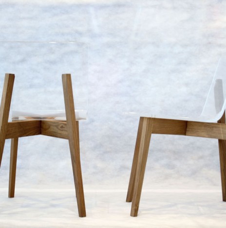 1974 Chair – Crystal Clear (Rubber wood)