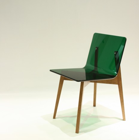 1974 Chair – Green (Rubber Wood)