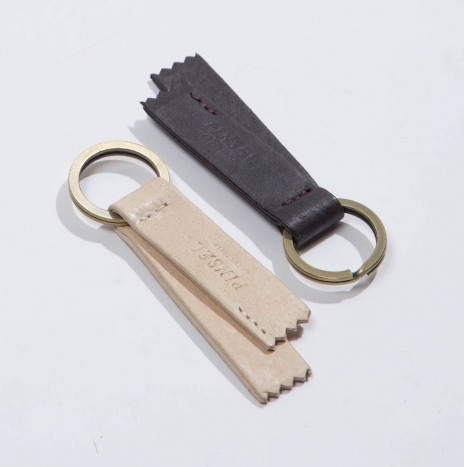 PAPER FOLD KEYCHAIN : MAUVE BROWN